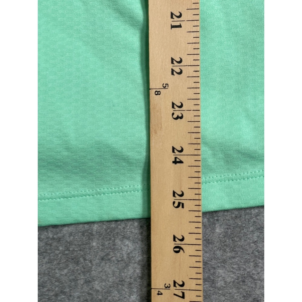 Nike Golf Dri-FIT Sleeveless Polo Shirt Mint Green Quarter Zip Womens Large - Picture 10 of 11